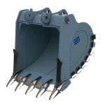 Скальный усиленный ковш на экскаватор 110-125 т