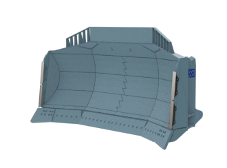 Сферический отвал 22 куб.м на бульдозер 69-75 т