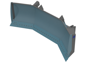 Угольный сферический отвал 10,5 куб.м на бульдозер 17-22 т