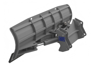 Гидравлический отвал на экскаватор-погрузчик